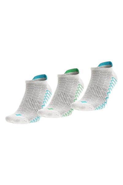 Bonny Silver Koku Yapmayan Koşu Ve Yürüyüş Erkek Patik Karışık Gümüş Çorap 3'...
