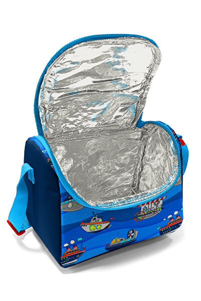 Coral High Cutie de prânz termică cu model de nave, albastru bleumarin pentru copii 11829