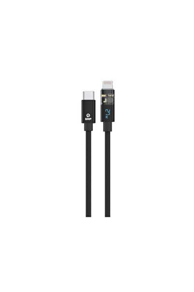 GNP Led Ekran Kablo TYPE-C To Lighning 1.2 Uyumlu Metre Siyah