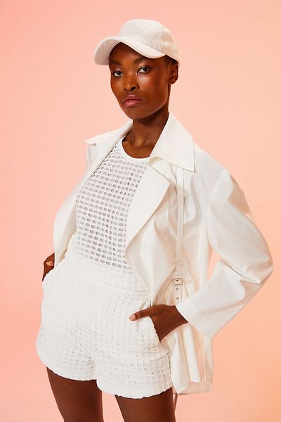 Berr-ın Mesh Shorts White