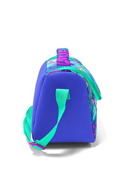 Coral High Kids Lavender Water Green Graffiti Patterned Thermo Lunch Box 11827