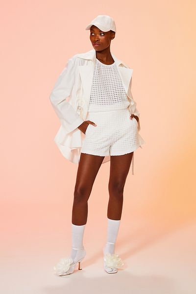 Berr-ın Mesh Shorts White