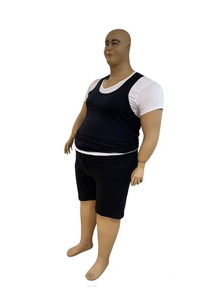 SMRenkli plus size cotton shorts