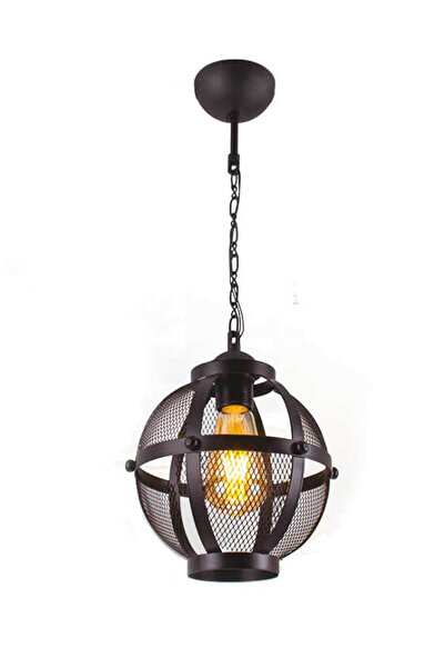 Sedef Avize Mai Akın Avize Sedef 9290-1pk Blk Tekli Sarkıt Avize - Siyah