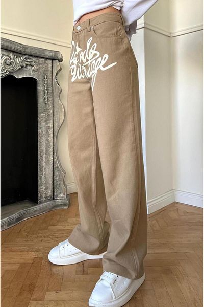 Carpe Cream Vien Straight Trousers