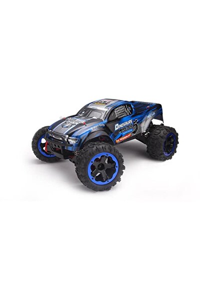 REMO 8036 1/8 Ölçek, 4wd Off Road Pro Monster Truck (DİNOSAURS MASTER) Mavi Kaportalı, Fırçasız Moto