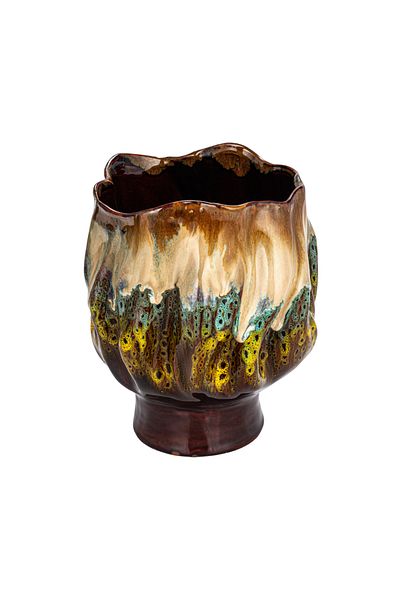 Warm Design Colorful Ceramic Flower Pot and Vase Set