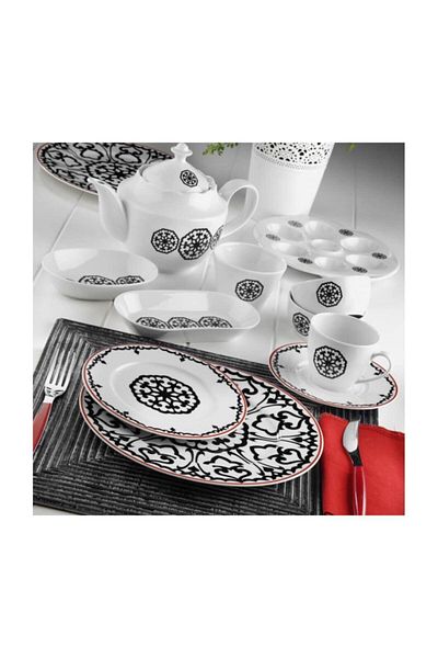 Kütahya Porselen Kütahya Lb41kh420596612 Leonberg 41 Piece Breakfast Set