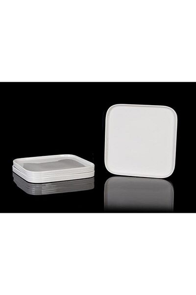 COOKCASE طبق تقديم مربع سيراميك 18 سم - عبوة من 6 قطع