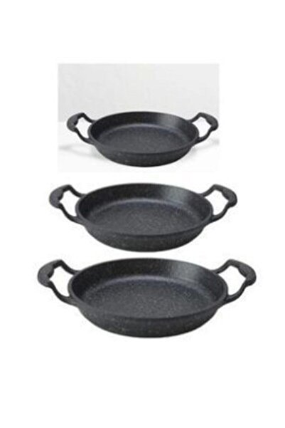 Altınbaşak Zenga Elitdöküm Triple 3-Piece Sahan Set 18-20-22 Cm