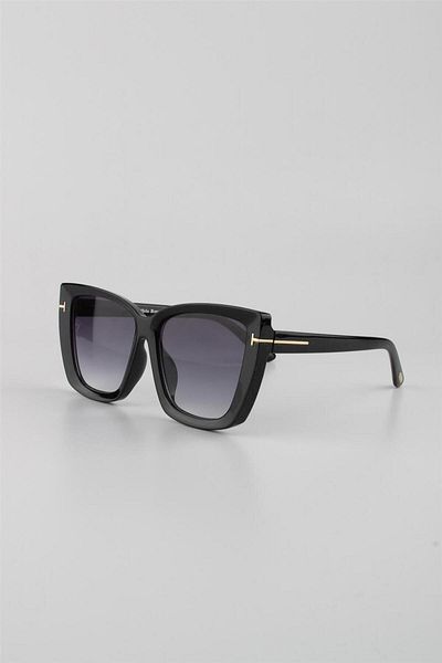 Silvio Monetti Women's Black Sunglasses with UV400 Filter -615294