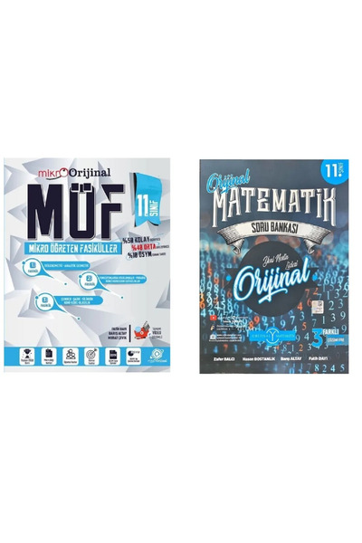 Orijinal Yayınları Mikro 11. Sınıf Matematik MÖF Mikro Fasiküller-11. Sınıf M...