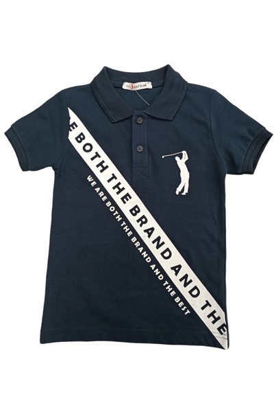 ASL GOLF CLUB BOY'S POLO COLLAR T-SHIRT