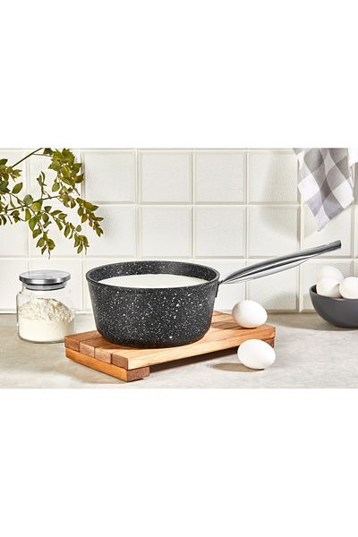 COOKCASE إبريق حليب بلاك لاين 16 سم