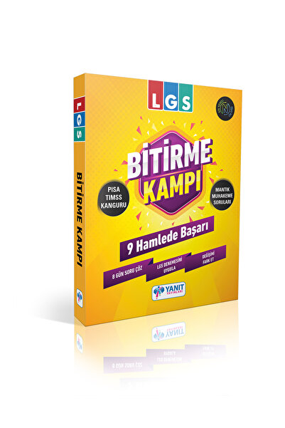 Yanıt Yayınları YANIT YAYINLARI LGS BİTİRME KAMPI 9 HAMLEDE BAŞARI
