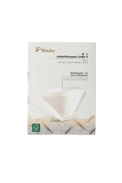 Tchibo 80 x 2 Pieces of Filter Coffee Paper