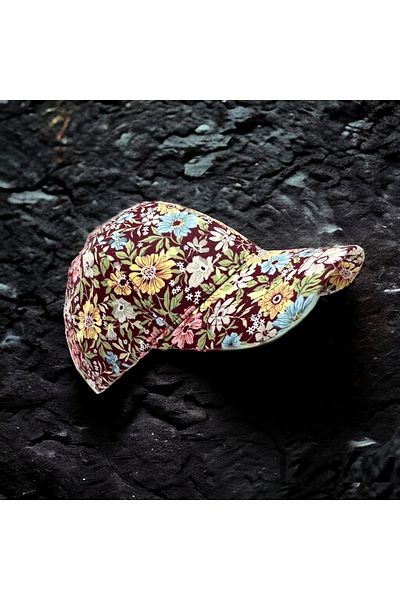 Shopiolog Summer Women's Floral Pattern Baseball Fabric Adjustable Cap Hat