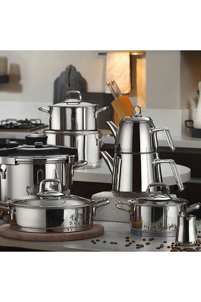 Kütahya Porselen Kütahya 18 Piece Nile Cookware Set