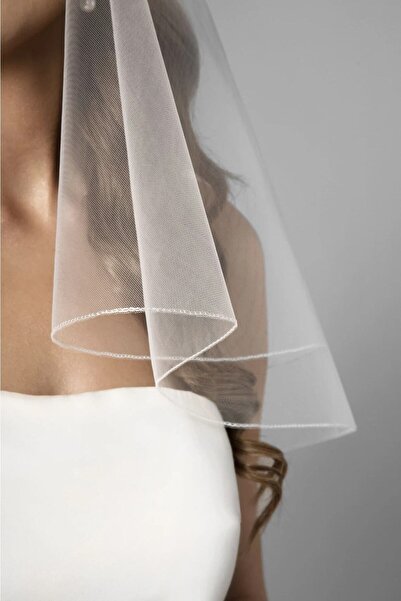 JetDukkan Voal de mireasă simplu și elegant