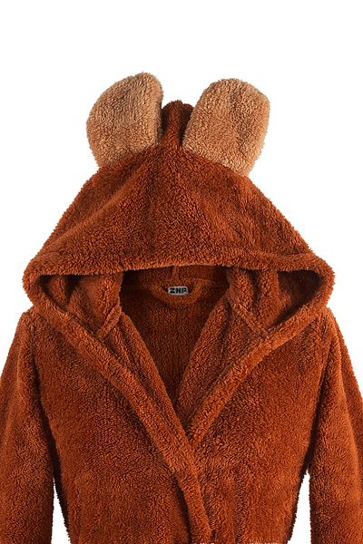 Znp Home Fleece | Λούτρινο φόρεμα Wellsoft με κουκούλα | Robdeshambr | Ρόμπα