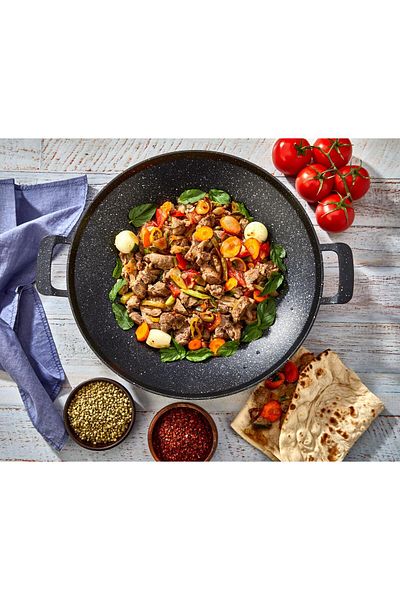 COOKCASE Hair Roasting Pan with Double Handles - 34 Cm