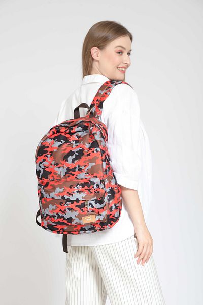 Street Bag Αδιάβροχο σακίδιο πλάτης Unisex με σχέδιο Magma - Καθημερινή χρήση, Σχολείο, Ταξίδια και Κάμπινγκ
