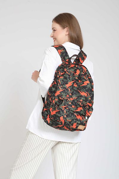 Street Bag Unisex αδιάβροχο σακίδιο πλάτης με μοτίβο κεραυνού - καθημερινή χρήση, σχολείο, ταξίδια και κάμπινγκ