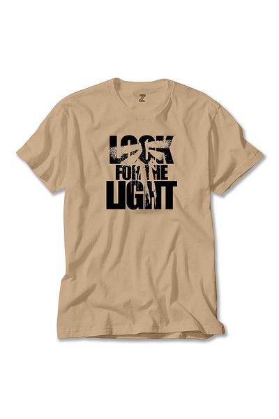 Z zepplin The Last Of Us Look for The Light Text Cream T-Shirt