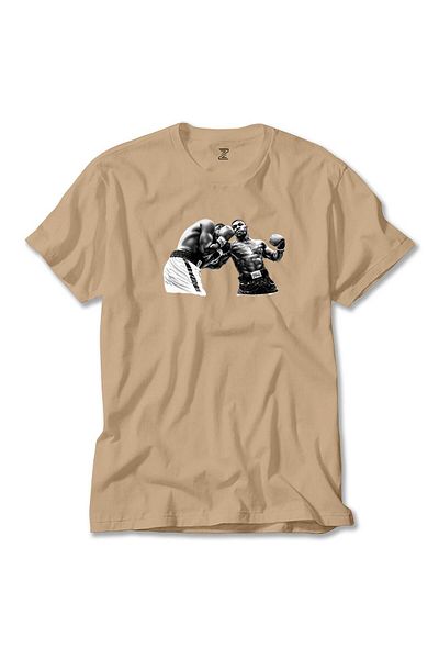 Z zepplin Mike Tyson Art Of Fight Cream T-Shirt