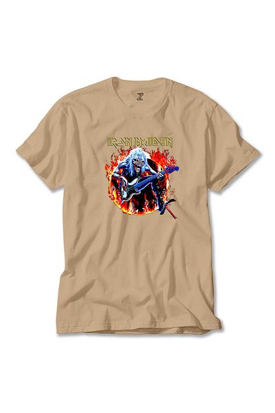 Z zepplin Μπλουζάκι Iron Maiden Fire Cream