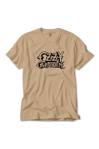 Z zepplin Κρεμ μπλουζάκι Ozzy Osbounre Logo