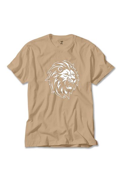 Z zepplin Μαύρο και άσπρο Lion Cream T-Shirt