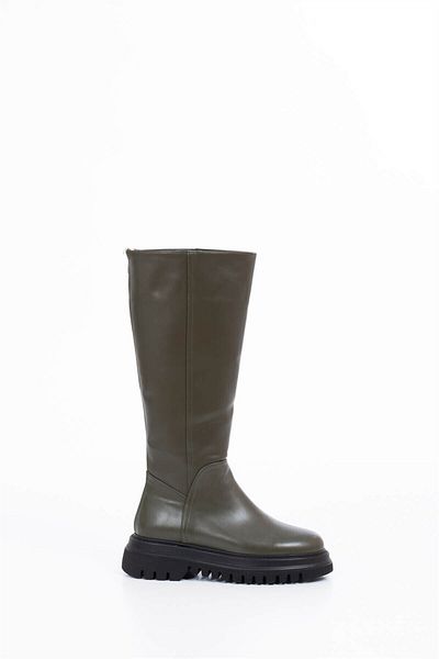 Seniorah Alpha Khaki Skin Women's Boots