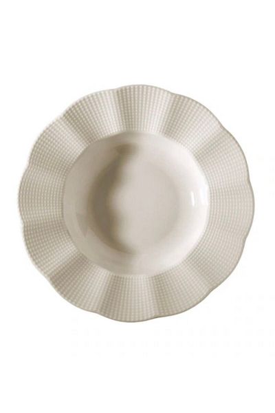 Kütahya Porselen 6-Piece Milena Soup Bowl (Gold Non-Gilding)