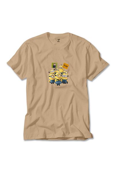 Z zepplin Minions The Rise Of Gru Banner Cream T-Shirt