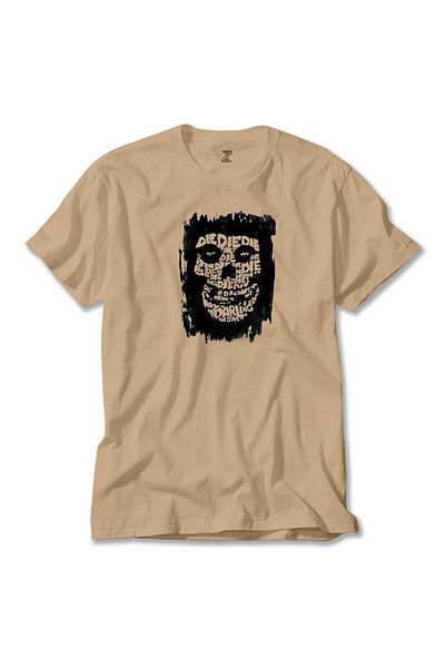Z zepplin Misfits Die My Darling - Κρεμ T-Shirt