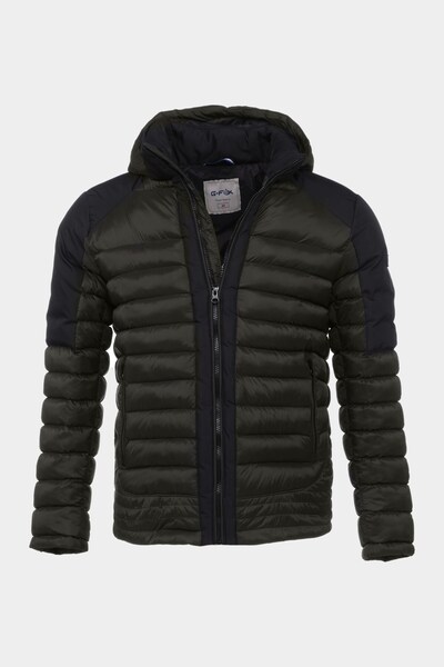 G-FOX Ανδρικό κοντό αποσπώμενο κουκούλα με επένδυση Water Repellent Classic Down παλτό 9710