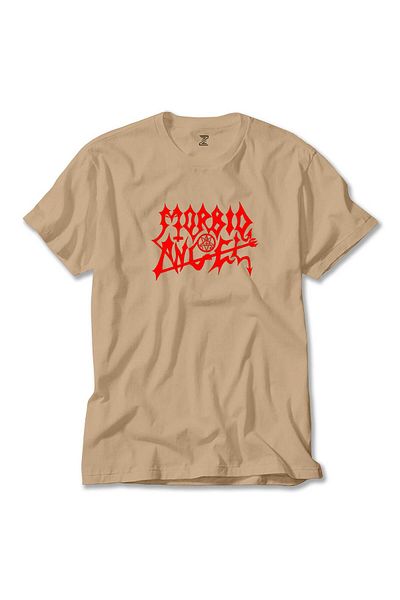 Z zepplin Κρεμ μπλουζάκι με λογότυπο Morbid Angel