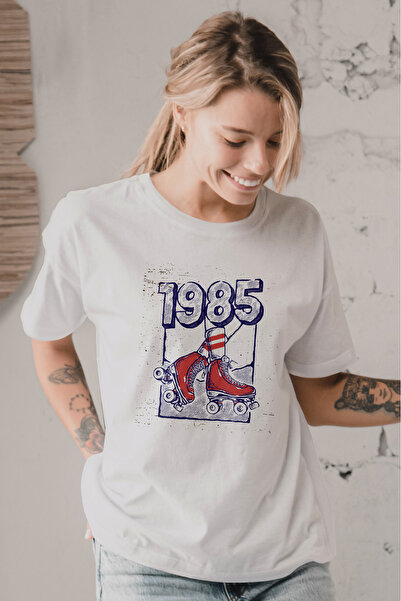 MYADA 1985 Tricou supradimensionat cu imprimeu Skate