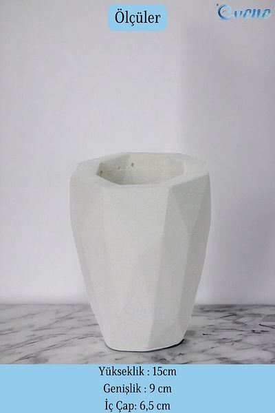 Evene Pen Holder White Color Desk Pen Holder Organizer Pen Holder Model 19