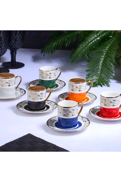 Kosova Droplets 6-Piece Cup Set MSKF359