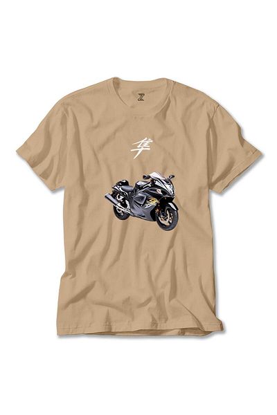 Z zepplin Κρεμ μπλουζάκι Suzuki Hayabusa Stompgrip