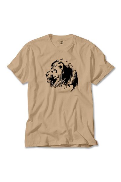 Z zepplin Κρεμ μπλουζάκι Black Lion Silhouette