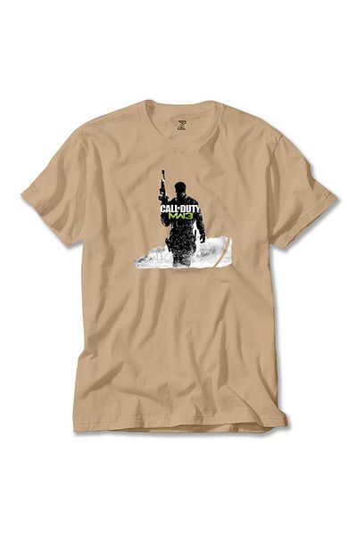 Z zepplin Call Of Duty Silhouette M3 Cream T-Shirt