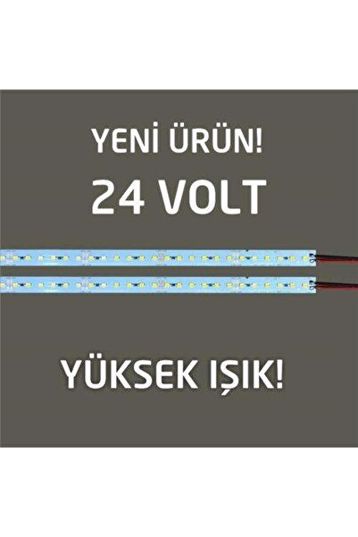 ERBAY 5 Adet 24v Volt Bar led Alüminyum Çubuk Led 72 Ledli 4000K