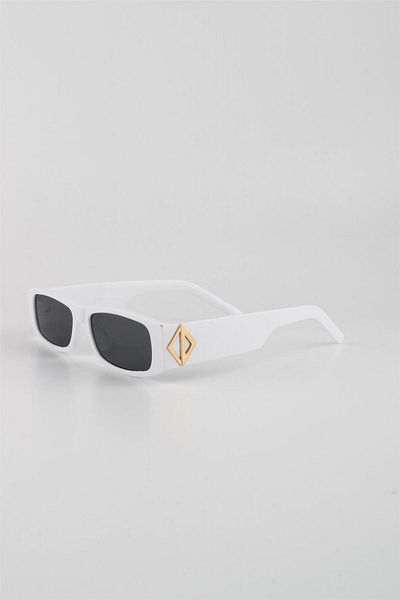Silvio Monetti Women's Sunglasses - White UV400 Filter, Model615353