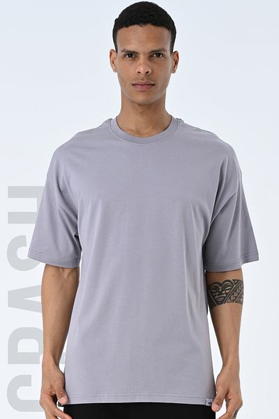 AMAZING CRASH Ανδρικό μπλουζάκι με κοντό μανίκι Basic Crew Neck Oversize