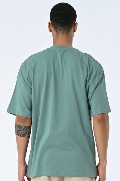 AMAZING CRASH Ανδρικό μπλουζάκι με κοντό μανίκι Basic Crew Neck Oversize