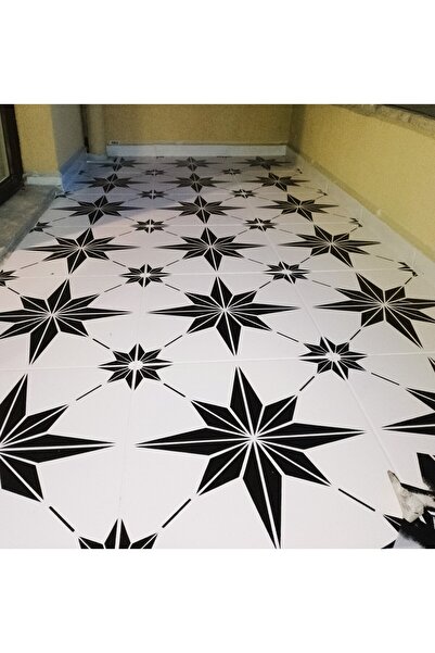 Piktura Banyo Mutfak Seramik Fayans Karo Stencil Şablon (45*45cm karolar için...