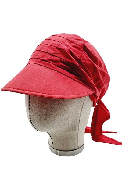 Trenderrs Pălărie de plajă Bandana cu boruri legate Safari pentru femei